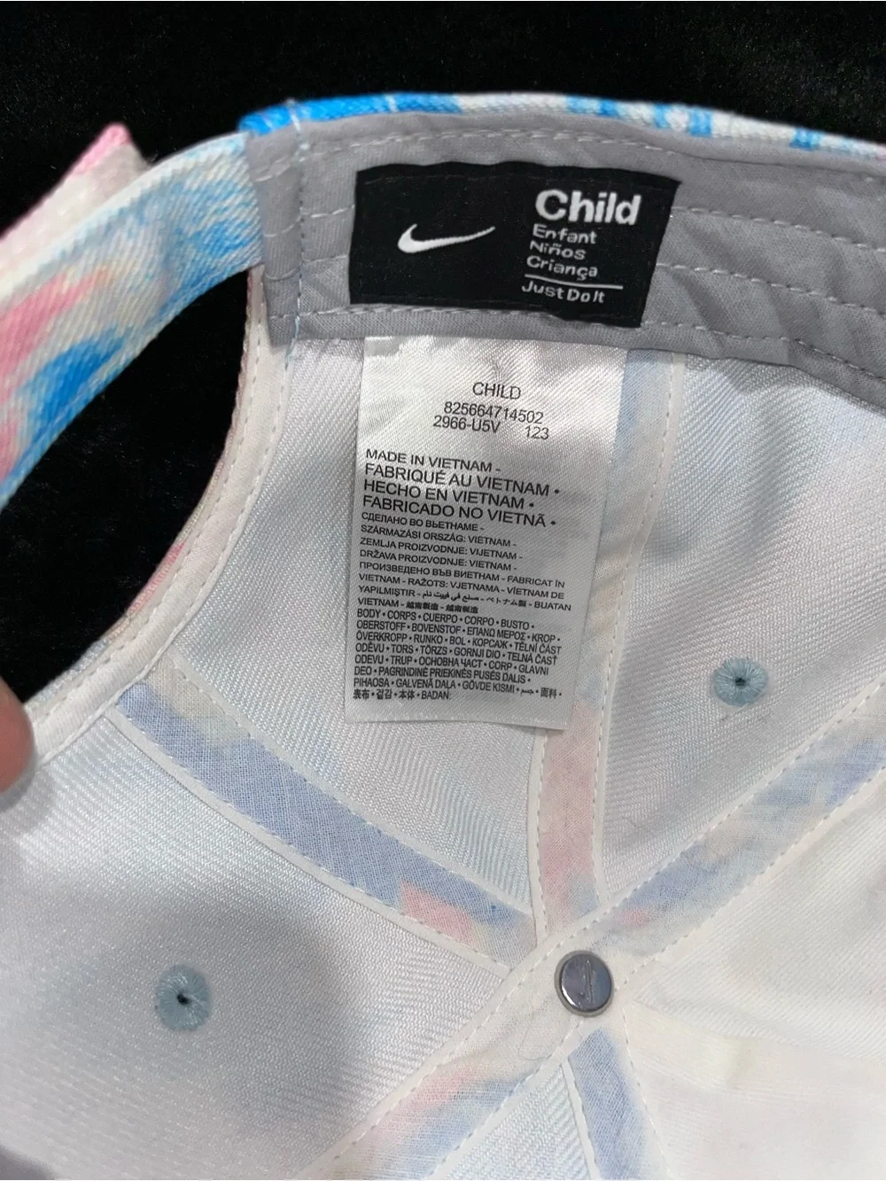 Nike tie dye hat